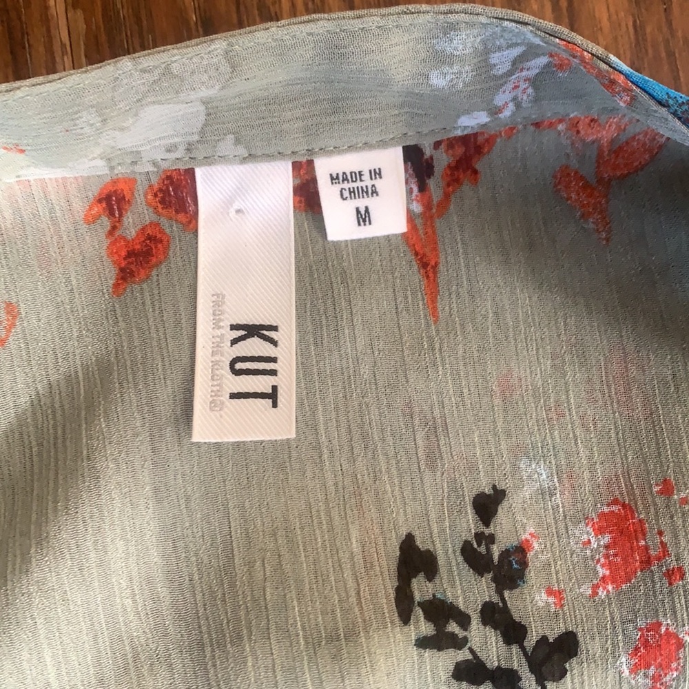 Kut button down chiffon - Picture 2 of 3